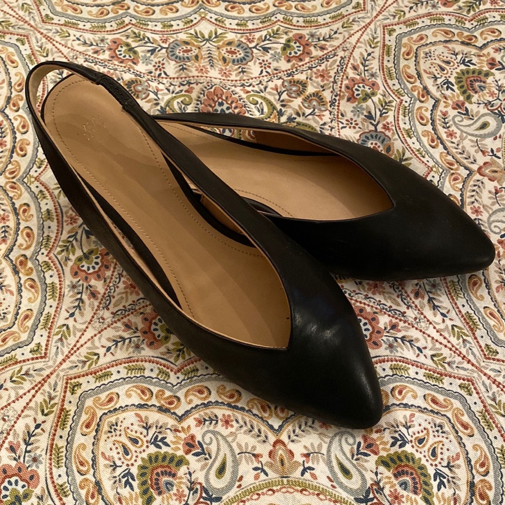 H&M flat sling back shoes size 38